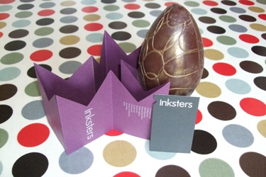 Chococo Easter Eggs and Inksters Christmas Hats